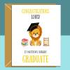 Nursery Graduation Card Personalised for Son, Daughter, Nephew, Niece, Grandson, Granddaughter - Pre-School Graduate - Regular - Blank