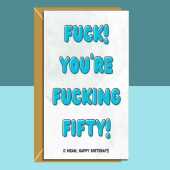 Funny 40th Birthday Card - Personalised inside if required - For Him or For Her - Perfect greetings card for someone turning 40 years old