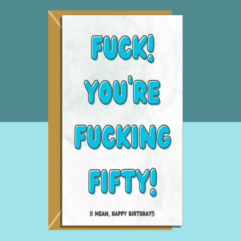 Funny 40th Birthday Card - Personalised inside if required - For Him or For Her - Perfect greetings card for someone turning 40 years old - Blank inside - Regular - Matte