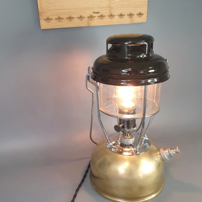 Vintage Tilley Lamp converted electric - Upcycled - Fathers Day - Gifts For Him - lighting