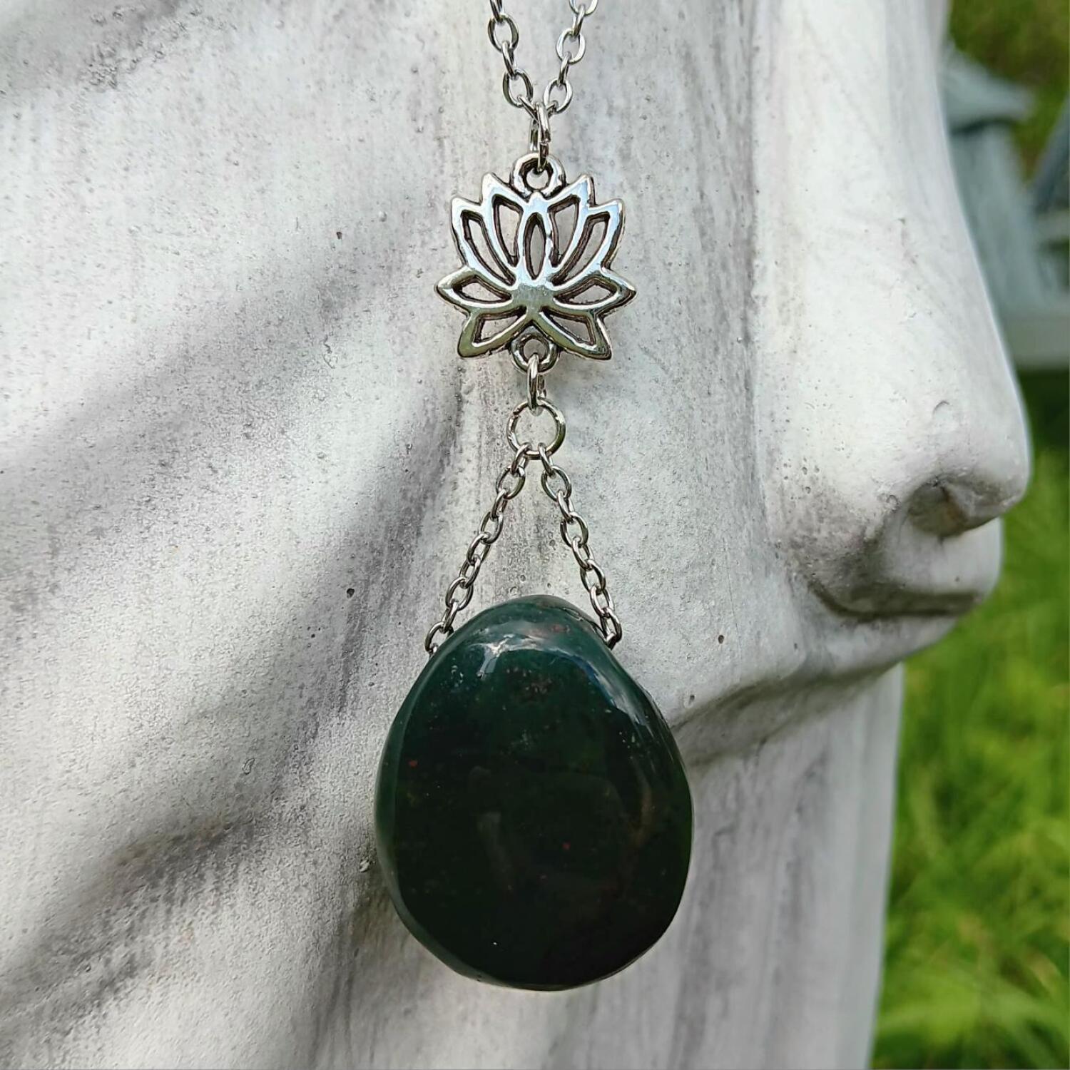 Bloodstone Necklace - Grounding