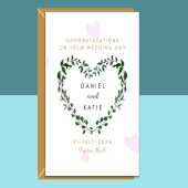 Customised Wedding Card - Personalised Wedding Day Card For Husband and Wife - Perfect card for anyone's special day