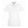 Embroidered Ladies Polo Shirt - White - XS - (8)