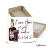 Rum & Coke Coaster, Personalised, Drinks Mat, Personalised Drink Coaster Rum, Rum Fathers Day gift, Mothers Day, Christmas Coaster - Single Coaster