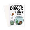 Congratulations New Job Card - Bigger And Better Things - A5 Portrait - 1 Card
