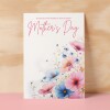 Mother's Day Card For Mum Mothering Sunday Card Love Mum Card Mother's Day Card with Flowers Wonderful Happy Mother's Day Card - Large (5x7) / Blank Message