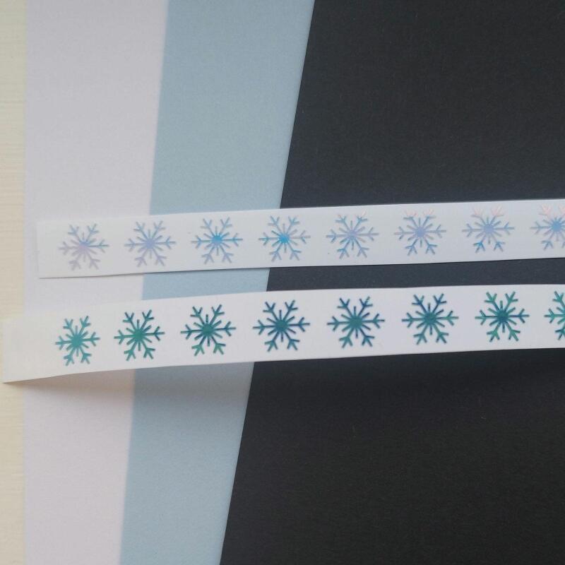 Snowflake Stickers, Blue & Opal Mix, 100 Stickers total