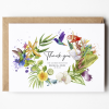 Thank You Cards, Wedding Thank You Cards, Eucalyptus Thank You Card - Personalised, Thank you wedding guest cards, Eucalyptus wedding cards - A6 - 4.1" x 5.8"