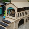 Bunny house, personalised bunny play house, rabbit home,