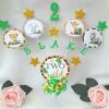 Personalised Baby Safari Cake Topper,Personlaised Wild One Birthday Decor - 1-6 - Is a Wild ONE