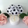 Personalised Football Cake Topper, Photo Cake Topper, Football Party Theme - Without photo - Dark blue