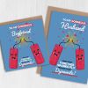 Sparks fly because you’re dynamite funny anniversary card for boyfriend, husband, wife, girlfriend, partner (Size A6/A5/A4/Square 6x6") - A6: Single card