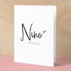 Nine Year Anniversary Card For Husband 9 Year Anniversary Card Boyfriend or Girlfriend Wedding Anniversary Card For Wife - Small (4x6) / Blank Message