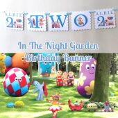 Personalised Night Garden Inspired Party Decor, Night Garden Inspired Bunting