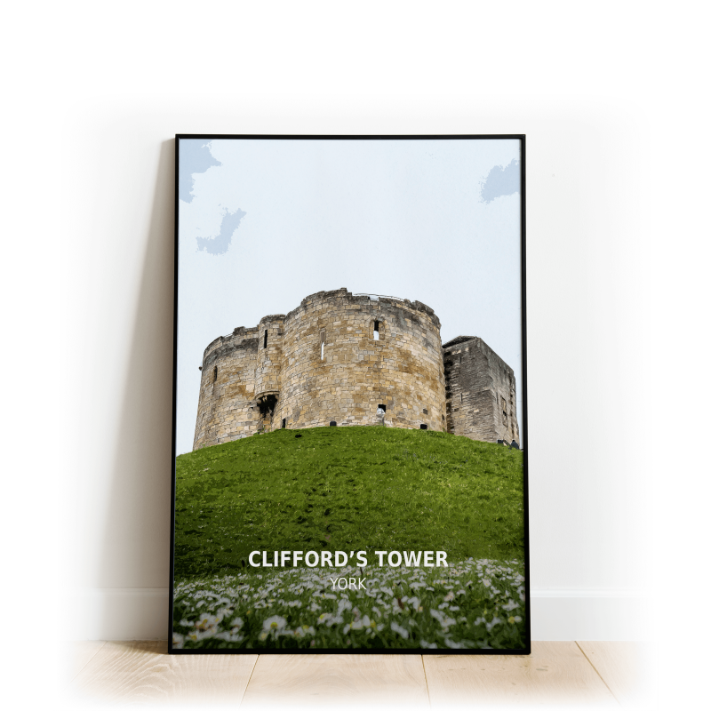 Clifford's Tower - York - Print - A4 - Standard - Print Only