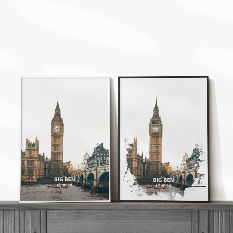 Big Ben - London - Print - A4 - Standard - Print Only