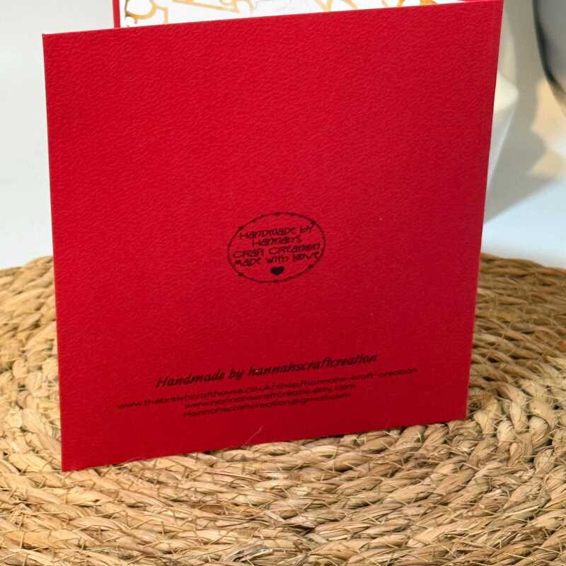 Handmade Fine Wine Pop Up Card