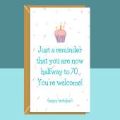 Funny 35th Birthday Card - For him or for her | Brother | Sister | Son | Daughter | Friend | Colleague | Cousin... turning 35 years old