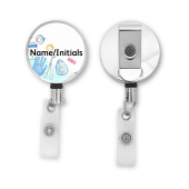 Personalised Metal ID Reel - Watercolour Medical Corner