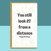 28th Birthday Funny Card - For him or for her - Personalised inside if required - Ideal birthday card for someone turning 28 years old