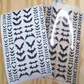 Black Bat Stickers Assorted Sizes
