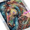 Diamond Art Kit Colourful Floral Horse 5D DIY Art Kit