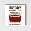 A broken drum, you just can't beat it funny dad joke birthday card for dad, father, daddy, papa, drummer (Size A6/A5/A4/Square 6x6") - A6: Single card