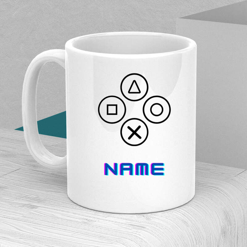 Personalised PlayStation Ceramic Mug