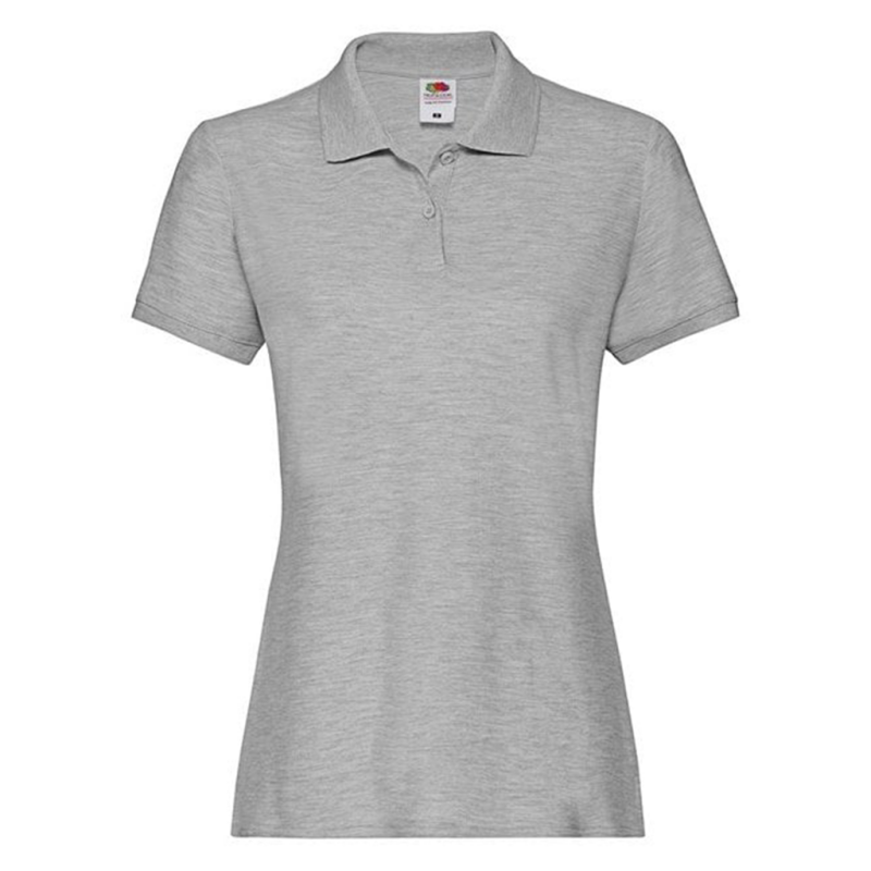 Embroidered Ladies Polo Shirt - White - XS - (8)