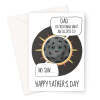 Eclipse Dad Joke Father's Day Card - A5 Portrait - 1 Card