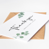 Eucalyptus Thank You Cards, Wedding Thank You Cards, Eucalyptus Photo Thank You Card Thank you wedding guest cards, Eucalyptus wedding cards - A6 - 4.1" x 5.8"