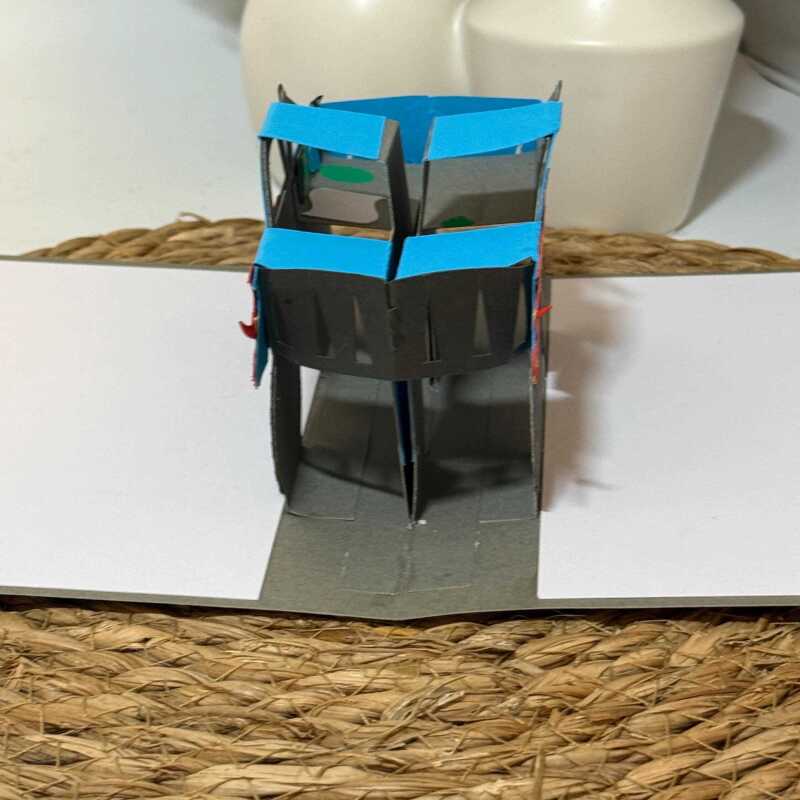 Handmade Monster Truck Birthday Pop Up card
