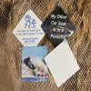 Baby on Board sublimation aluminium blanks pack of 20 - 1 hole top corner, 1 sucker and 3 polybumps (x20)