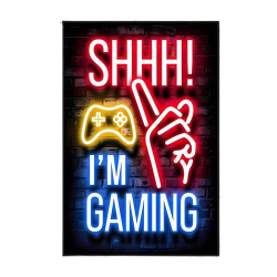 SHHH! I'm Gaming Canvas Poster