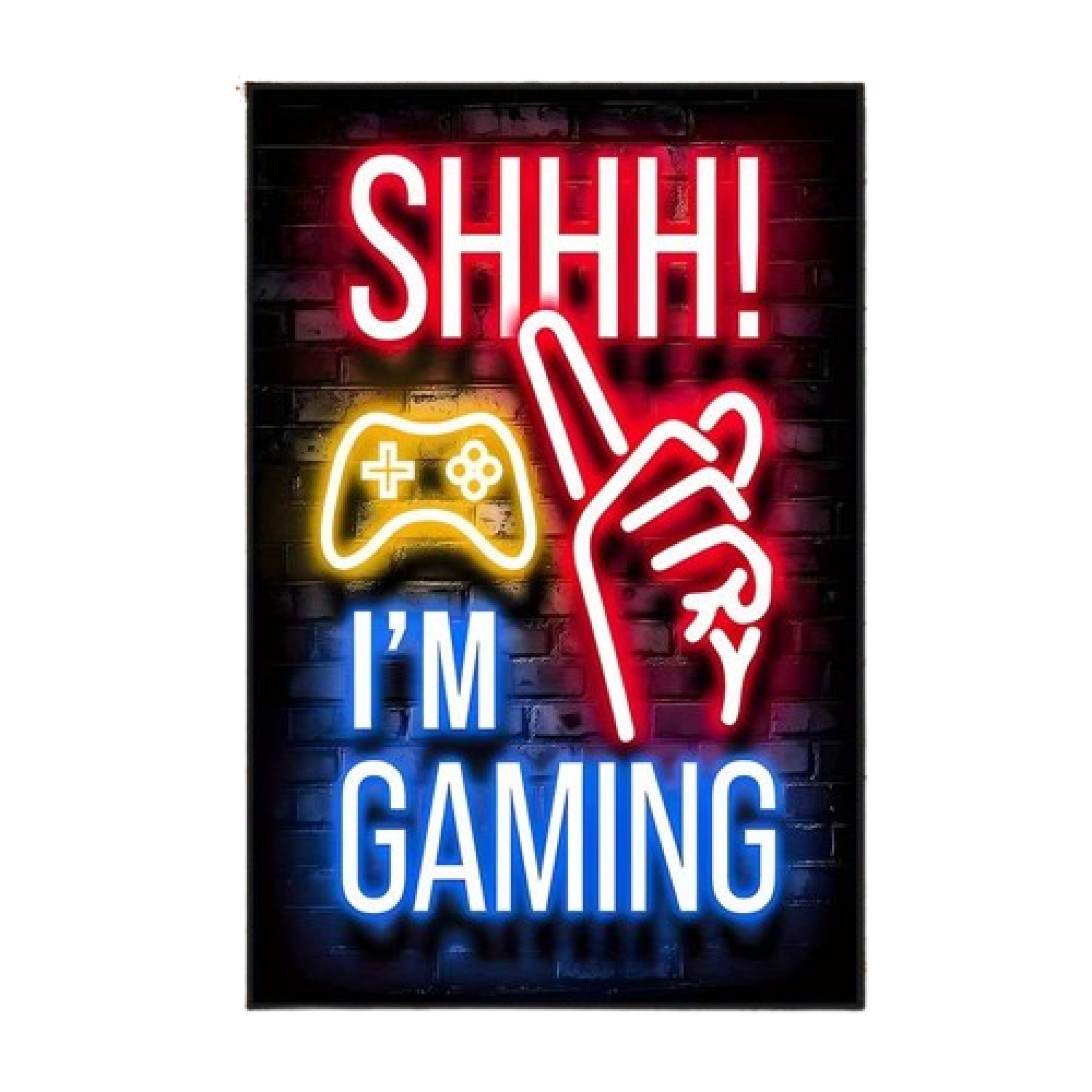 SHHH! I'm Gaming Canvas Poster
