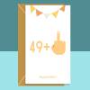 Funny 50th Birthday Card - Personalised - For him or for her - For your friend, sibling, mum or dad as they turn 50 years old - Cheeky card - Blank inside