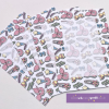 Hair Accessory Doodle Display Cards - A6 - Pink