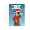 Christmas Anime Card For Son - A5 Portrait - 1 Card