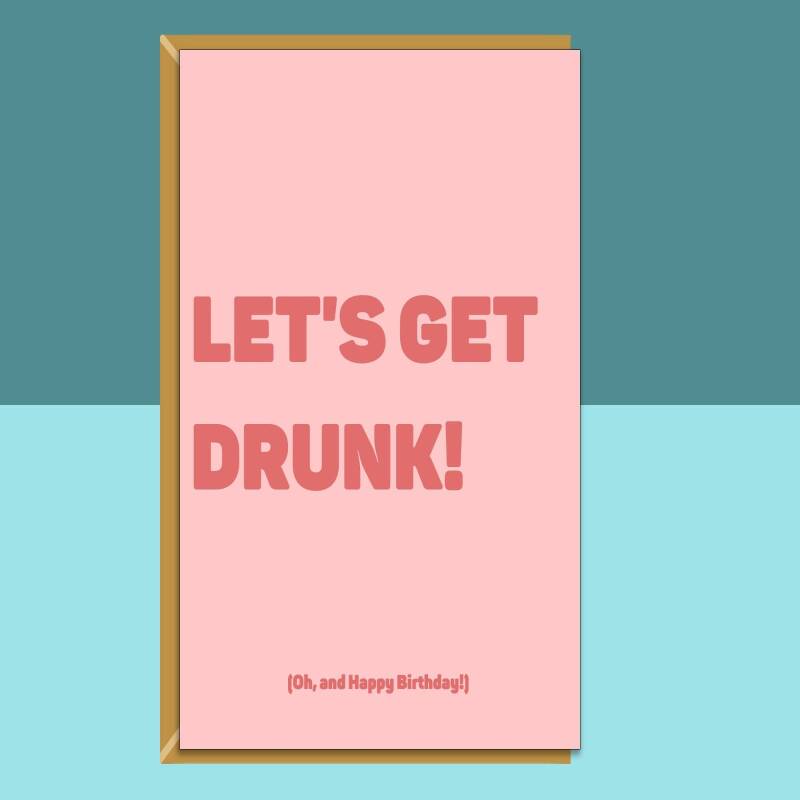 Funny Birthday Card for Bestie, Sister, Brother, Colleague, Friend - Personalised inside if required - Pink - Greetings Card for Her - Blank inside