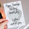 Eighteen wonderful years Porcelain 18th, 18 years anniversary card for couple, wife, husband, mum, dad, parents (Size A6/A5/A4/Square 6x6") - A6: Single card