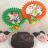 Personalised Lion King Cake Topper,Lion King Party,Lion King Centrepiece  - Age rosette