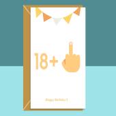 Funny 19th Birthday Card - For Him or For Her - Ideal for brother, sister, friend, or anyone turning 19 years old - Can be personalised