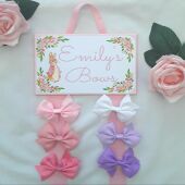 Personalised bow holder, Flopsy bow holder, Flopsy clip holder,Flopsy room decor