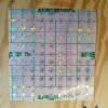 100 Silver Holographic Snowflake Stickers