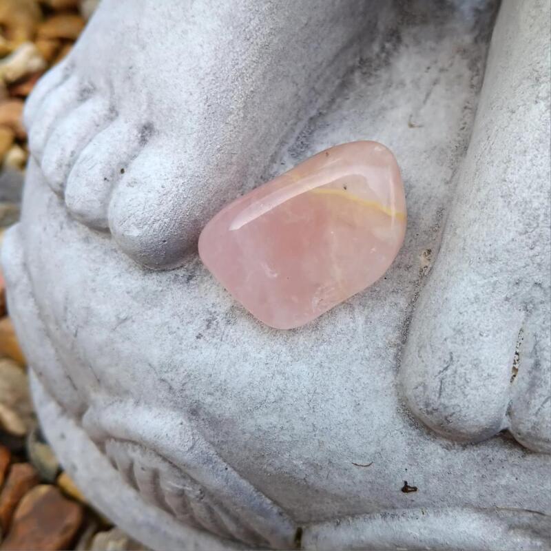 Rose Quartz tumble stone