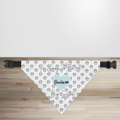 Blue Personalised Pregnancy Announcement Dog/Puppy Bandana