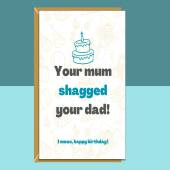 Funny Birthday Card - For Him or For Her - Personalised - Ideal for 19th, 20th, 21st, 22nd, 30th, or any other birthday - Rude Card