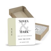 Wedding favor Coasters for guests, Custom wooden coasters, Personalised Wedding Table Coasters - Modern Save the date Cards for guests.