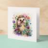 Notelet Card of a Hedgehog Any Occasion Card For Her or For Him Card For Birthday or Easter Card Thank You Card - Square (6x6) / Blank Message