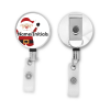 Personalised Metal ID Reel - Cartoon Santa